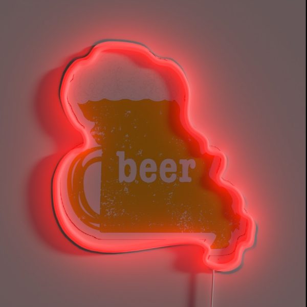 Home Brew Beer Funny Missouri Funny Beer RGB Neon Sign