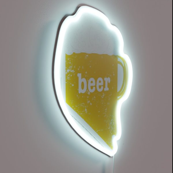 Home Brew Beer Funny Nevada Funny Beer Apparel RGB Neon Sign