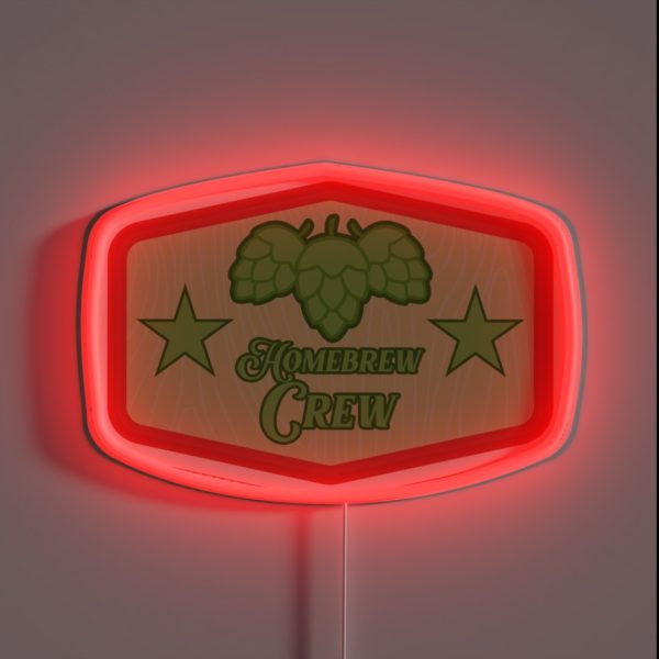 Homebrew Crew Badge RGB Neon Sign