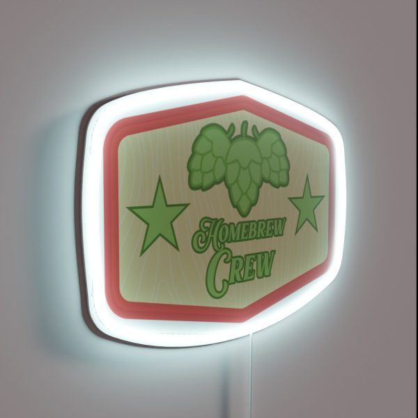 Homebrew Crew Badge RGB Neon Sign