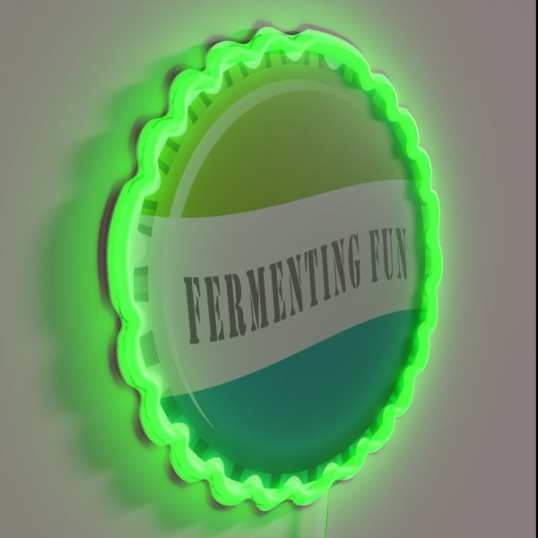 Homebrewer The Brewer Fermenting Fun Beer RGB Neon Sign