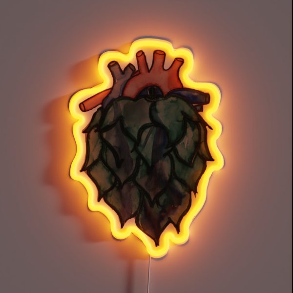 Hop Hearted Style 2 RGB Neon Sign