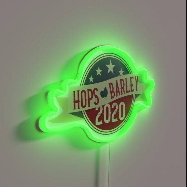 Hops And Barley 2020 Presidential Election Political RGB Neon Sign