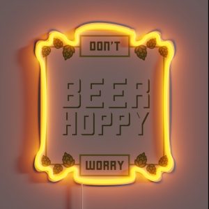 Hops Craft Beer Saying Hobby Brewer Brewer RGB Neon Sign