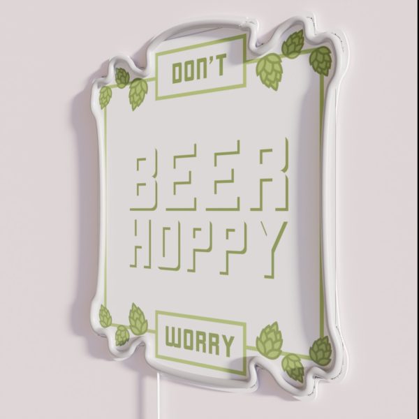 Hops Craft Beer Saying Hobby Brewer Brewer RGB Neon Sign