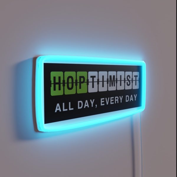 HOPTIMIST All Day Every Day RGB Neon Sign
