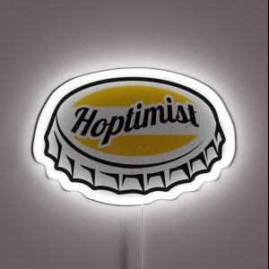 HOPTIMIST Bottle Cap RGB Neon Sign