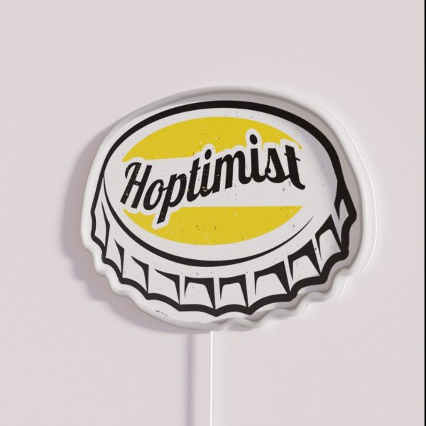 HOPTIMIST Bottle Cap RGB Neon Sign