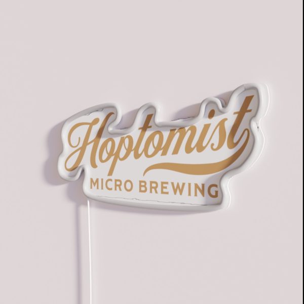 Hoptomist Hops Beer Brewing Microbrewery Micro Brew RGB Neon Sign