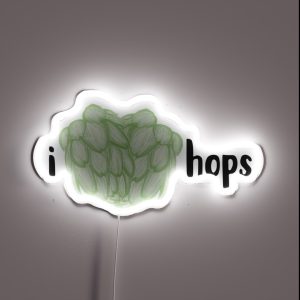 I Heart Hops RGB Neon Sign
