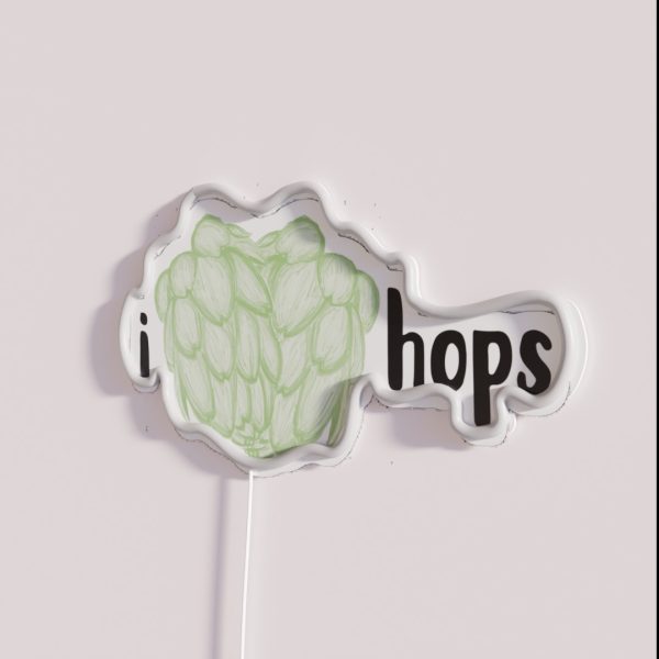 I Heart Hops RGB Neon Sign