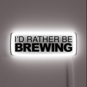 Id Rather Be Brewing RGB Neon Sign