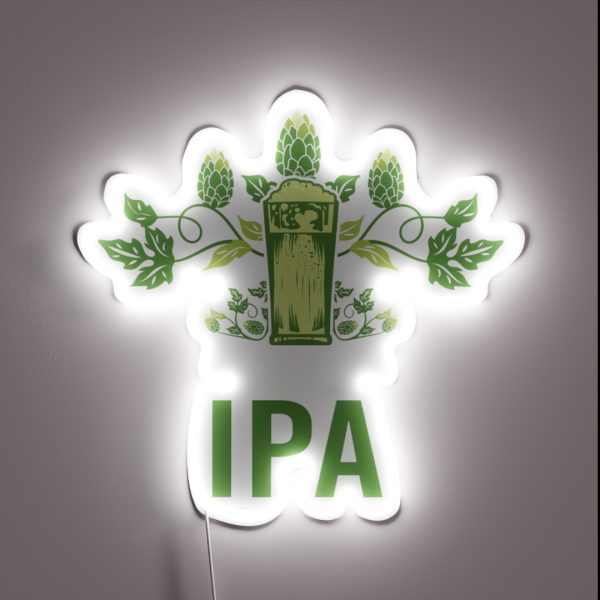 IPA Craft Beer Brewing Beer Saying Start The RGB Neon Sign