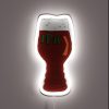 Vibrant RGB LED sign featuring an IPA craft beer logo