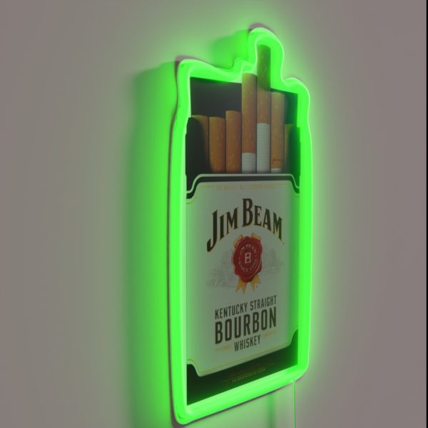Jim Beam Cigarettes RGB Neon Sign