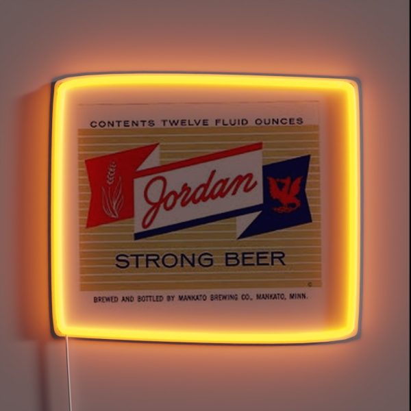 Jordan Strong Beer RGB Neon Sign