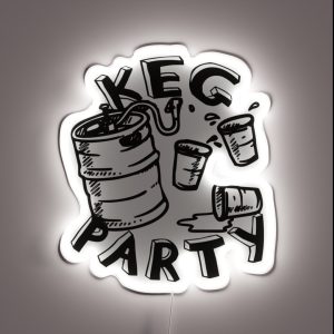 Keg Party RGB Neon Sign