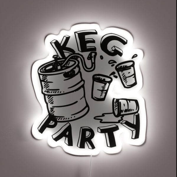 Keg Party RGB Neon Sign