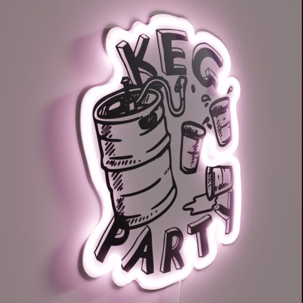 Keg Party RGB Neon Sign