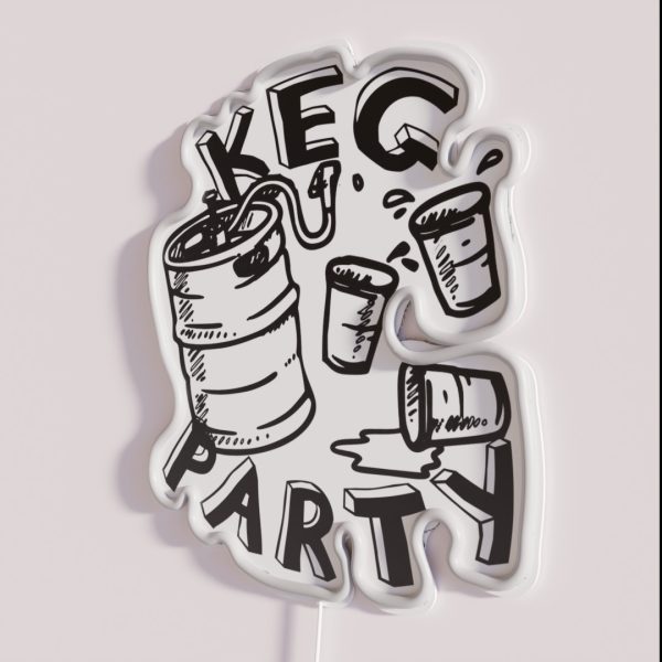 Keg Party RGB Neon Sign