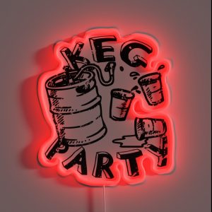 Keg Party RGB Neon Sign