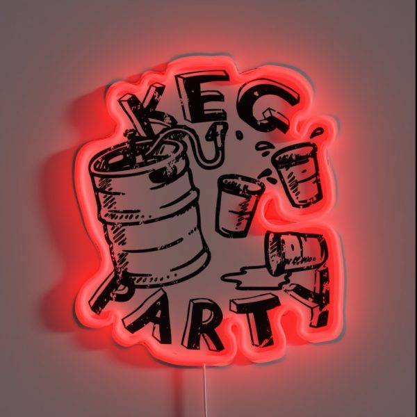 Keg Party RGB Neon Sign