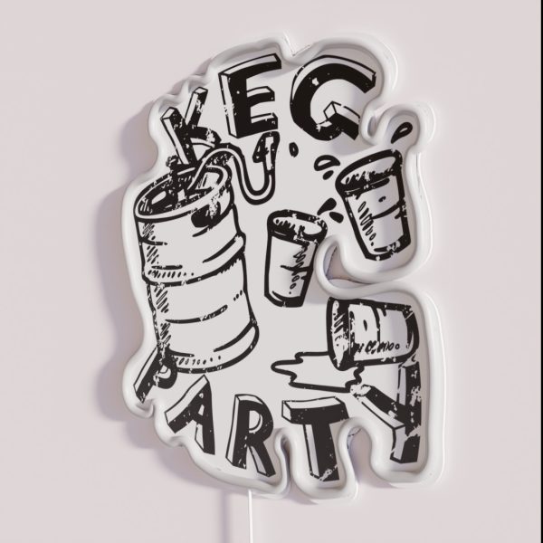 Keg Party RGB Neon Sign