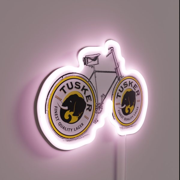 Kenyan Beer Tusker Bike RGB Neon Sign