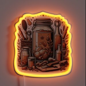 Kombucha Brewing RGB Neon Sign
