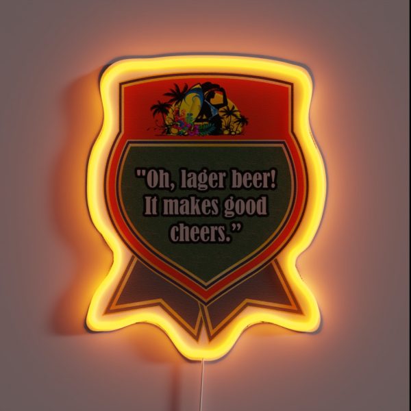 Lager Beer RGB Neon Sign