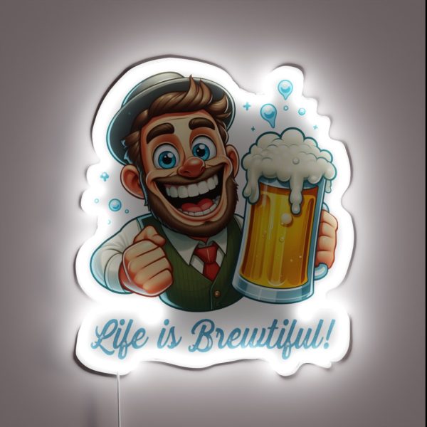 Life Is Brewtiful RGB Neon Sign