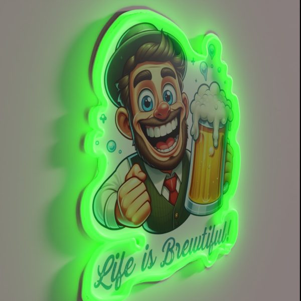 Life Is Brewtiful RGB Neon Sign