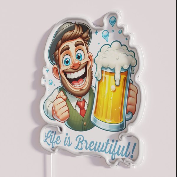 Life Is Brewtiful RGB Neon Sign