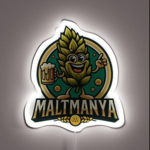 Maltmanya Black RGB Neon Sign