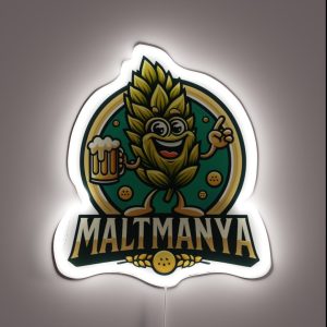Maltmanya Green RGB Neon Sign