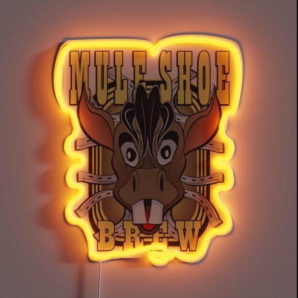 MULE SHOE BREW RGB Neon Sign