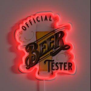 Official Beer Tester RGB Neon Sign