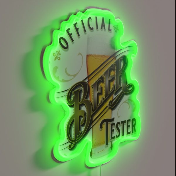 Official Beer Tester RGB Neon Sign