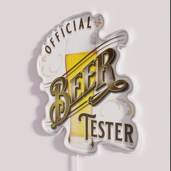 Official Beer Tester RGB Neon Sign