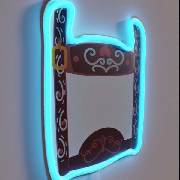 Oktoberfest Lederhosen Costume Cute German RGB Neon Sign