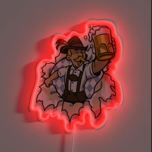 Oktoberfest Man RGB Neon Sign
