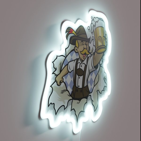 Oktoberfest Man RGB Neon Sign