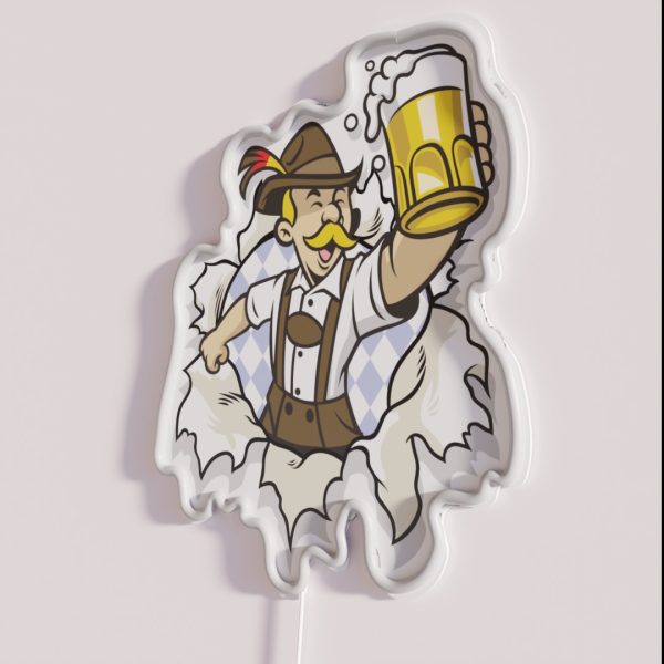 Oktoberfest Man RGB Neon Sign