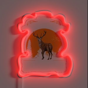 Oktoberfest Mei Lederhosen Wears The Deer Tracht Gift RGB Neon Sign