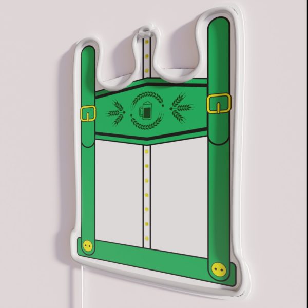 Oktoberfest Volksfest Lederhosen German Beer Drinking RGB Neon Sign