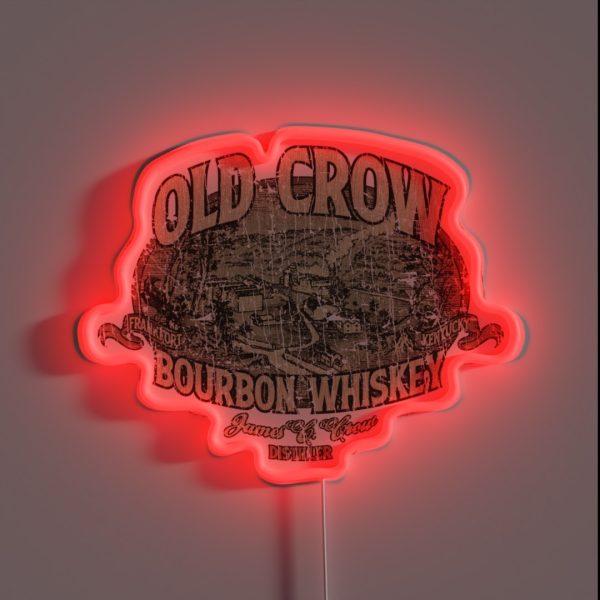 Old Crow 1838 RGB Neon Sign