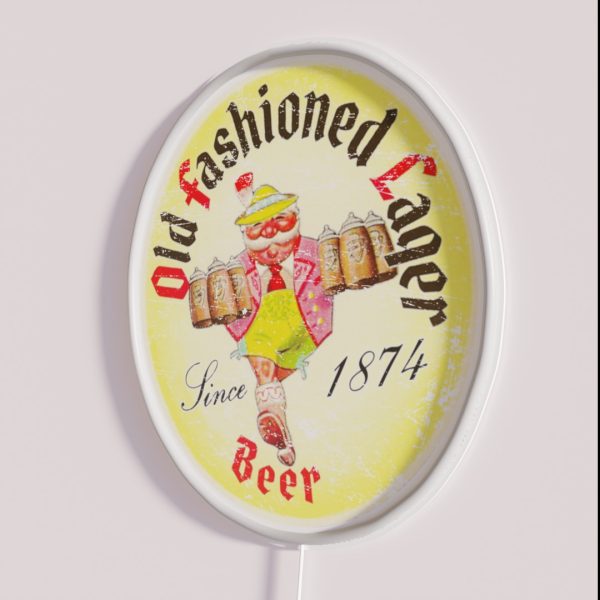 Old Fashioned Lager RGB Neon Sign