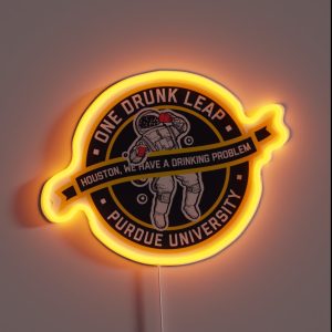 One Drunken Step RGB Neon Sign