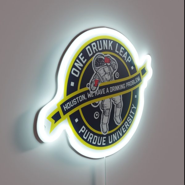 One Drunken Step RGB Neon Sign