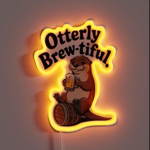 Otterly Brew Tiful RGB Neon Sign
